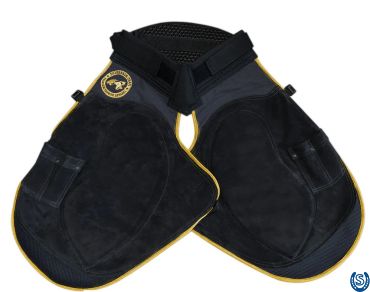 SilverBack Hybrid Pro Canvas Farrier Apron Black/Gold