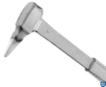 Bulldog E-Head Punch Steel Handled