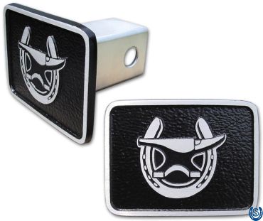 Decorative Farrier Hitch Cover: Anvil and Shoe