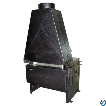 Forgemaster Portable Gas Forge: Powdercoated Hooded With Side Ports