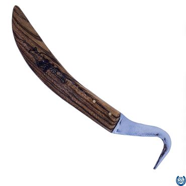 Indian Creek Stainless Steel Hoof Pick with Wood Handle