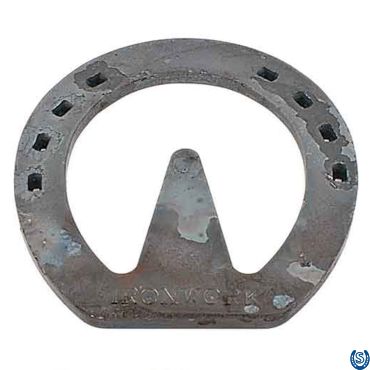 Ironworks Straight Heart Bar Punched Steel Therapeutic Horseshoe