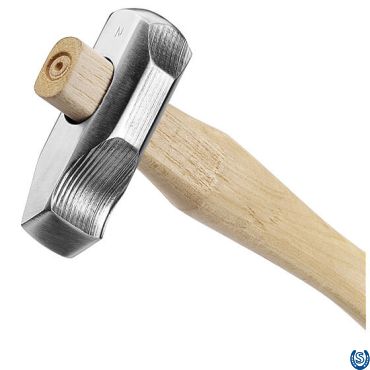 Jim Keith Wide Creaser Wood Handled Fuller Tool