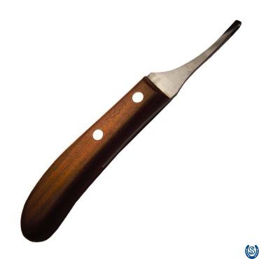 ICAR Abscess Loop Knife 11mm with Wood Handle