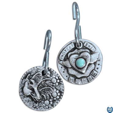 Jewelry - Protect this Rider Pewter Necklace