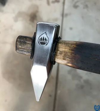 Yukon Forge E-Head Punch Wood Handled