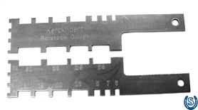 Kerckhaert Bar Stock Gauge (Identify Metric Steel Dimensions)