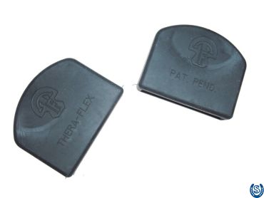 Thera Flex Rasp End Cover Grey Plastic 2pk