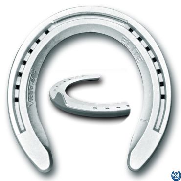 Victory Elite Front Toe Clipped Size 00 Aluminum Horseshoe