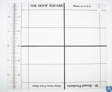W-Brand Hoof Square (Measuring Horse Hoof)