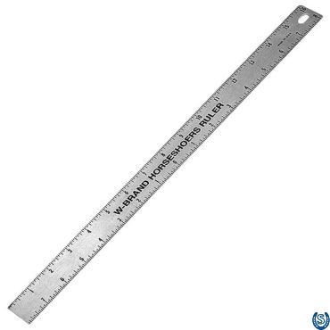 W-Brand Farrier Ruler 16" Stainless Steel