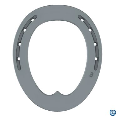 Werkman Egg Bar Size 6 Steel Therapeutic Horseshoe