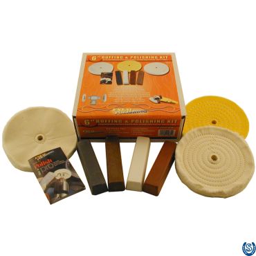 Buffing and Polish Kit (Compounds and 6" Wheels)